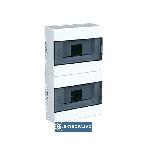 Rozdzielnica modułowa natynkowa 2x 8 N+PE IP40 z klapką SRn-16 1.4 Elektro-plast Opatówek 1